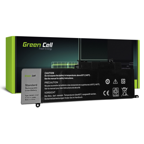 Bateria Green Cell GK5KY do Dell Inspiron 11 3147 3148 3152 3153 3157 3158 13 7347 7348 7352 7353 7359 15 7558 7568