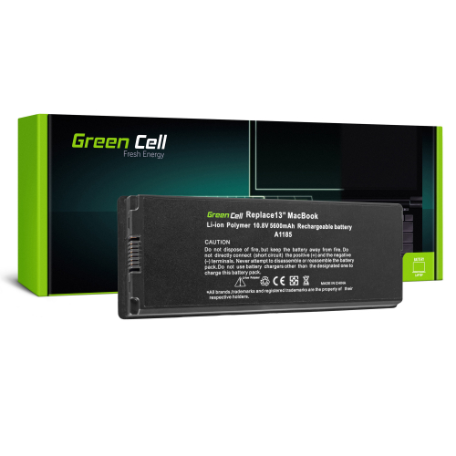 Bateria Green Cell A1185 do Apple MacBook 13 A1181 (2006, 2007, 2008, 2009)