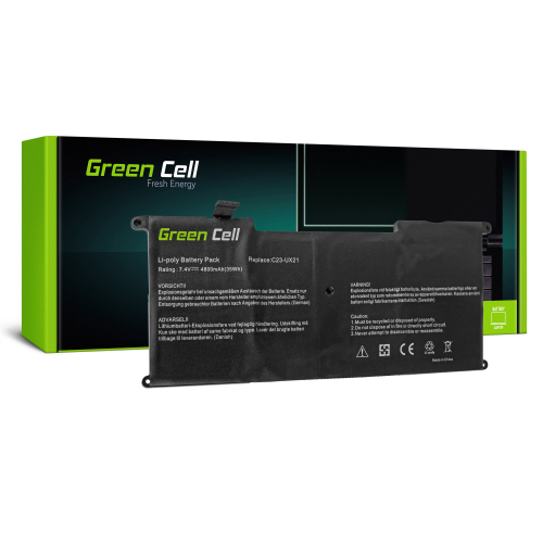 Green Cell ® Bateria do Asus ZenBook UX21A-K1009V