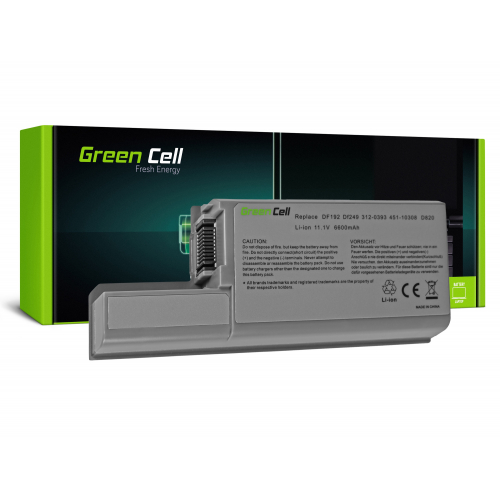 Bateria Green Cell CF623 DF192 do Dell Latitude D531 D531N D820 D830
