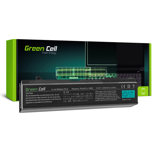 Bateria Green Cell PA3465U-1BRS do Toshiba Satellite A100 A110 A135 M40 M70