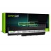 Green Cell ® Bateria do Asus K62JR