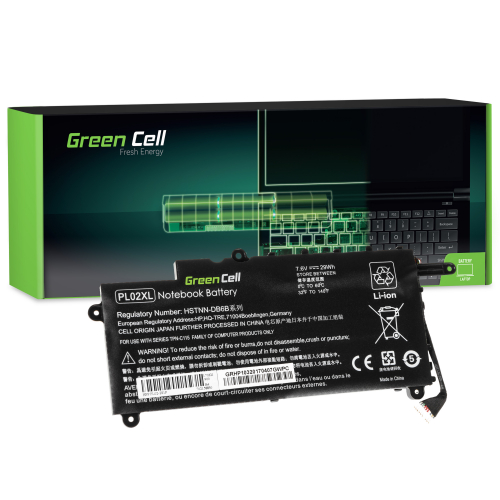 Bateria Green Cell PL02XL do HP Pavilion x360 11-N i HP x360 310 G1