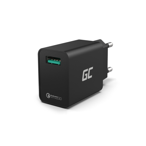 Uniwersalna ładowarka sieciowa USB Green Cell z funkcją szybkiego ładowania QC 3.0