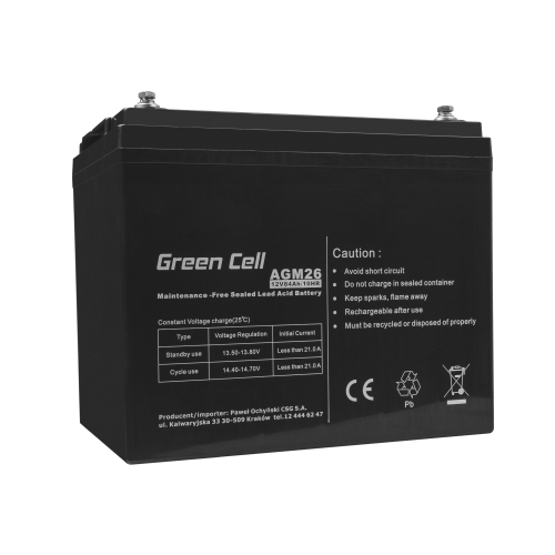 Akumulator AGM VRLA Green Cell 12V 84Ah