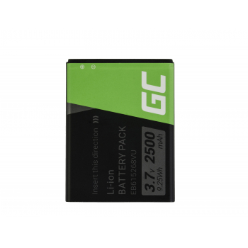 Bateria Akumulator Green Cell EB615268VK EB615268VU do telefonu Samsung Galaxy Note N7000 N7005 i9220 I9228 3.7V 2500mAh