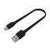 Kabel USB-C Typ C 25cm Green Cell Matte, szybkie ładowanie Quick Charge 3.0