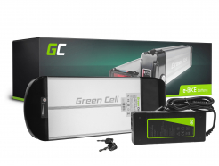 Green Cell® Bateria do Roweru Elektrycznego 36V 10Ah E-Bike Li-Ion Rear Rack z Ładowarką