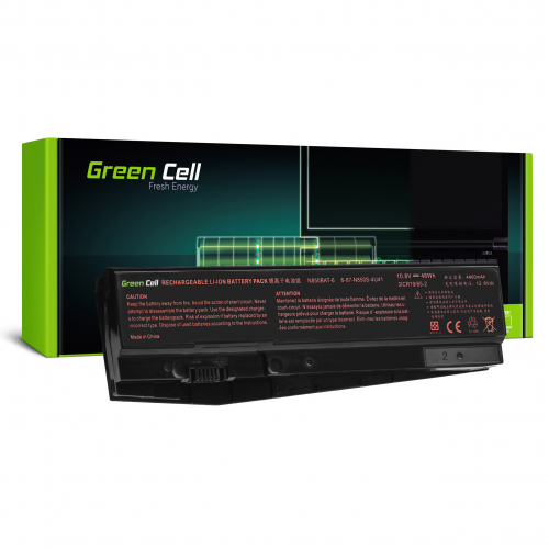 Bateria Green Cell N850BAT-6 do Clevo N850HC N850HJ N850HJ1 N850HK1