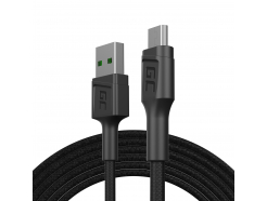 Kabel Przewód Green Cell GC PowerStream USB - Micro USB 200cm szybkie ładowanie Ultra Charge, QC 3.0