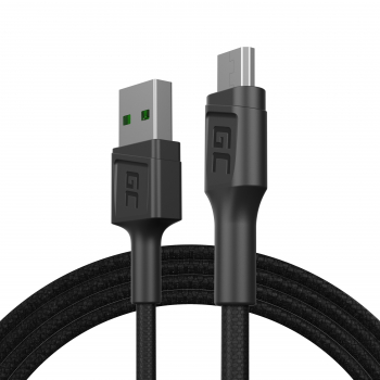 Kabel Przewód Green Cell GC PowerStream USB - Micro USB 120cm szybkie ładowanie Ultra Charge, QC 3.0