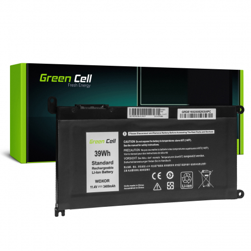 Bateria Green Cell WDX0R WDXOR do Dell Inspiron 13 5368 5378 5379 14 5482 15 5565 5567 5568 5570 5578 5579 7560 7570 17 5770