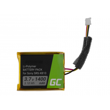 Bateria CP-XB10 SF-08 Green Cell do bezprzewodowego głośnika Bluetooth Sony SRS-XB10 SRS-XB12 Extra Bass 1400mAh 3.7V Li-Polymer