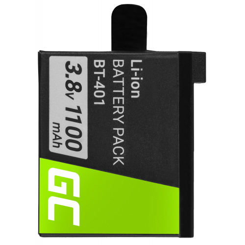 Akumulator Bateria Green Cell ® AHDBT-401 do GoPro HD HERO 4 Silver Black Edition, Full Decoded 3.8V 1100mAh