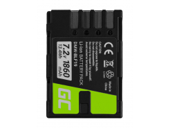 Akumulator Bateria Green Cell ® DMW-BLF19E do Panasonic Lumix DC GH5 GH5s G9 DMC GH3 GH4 GH3K GH4K, Full Decoded, 7.4V 1900mAh
