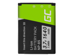 Bateria Green Cell ® NP-85 NP85 do FujiFilm FinePix SL300, SL305, SL280, SL260, SL240 3.7V 2000mAh