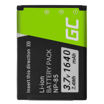 Bateria Green Cell ® NP-85 NP85 do FujiFilm FinePix SL300, SL305, SL280, SL260, SL240 3.7V 2000mAh