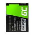 Akumulator Bateria Green Cell ® AHDBT-301 do kamery GoPro HD HERO 3 HERO3+ Black Silver White Edition, Full Decoded 3.7V 1000mAh