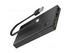 Green Cell Power Bank GC PowerPlay10S 10000mAh z Szybkim Ładowaniem 2x USB Ultra Charge oraz 2x USB-C PD 18W