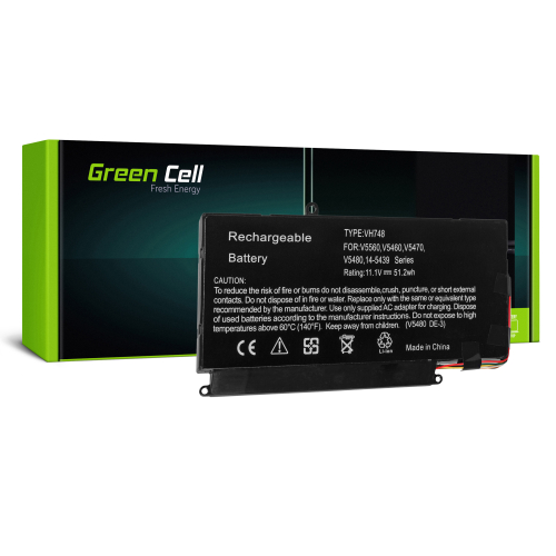 Bateria Green Cell VH748 do Dell Vostro 5460 5470 5480 5560 i Dell Inspiron 14 5439