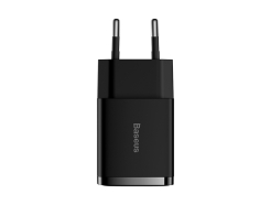 Ładowarka sieciowa Baseus Compact Quick Charger, 2x USB-A, 10.5W Szybkie ładowanie, Mała i kompaktowa, Kompatybilna z iPhone
