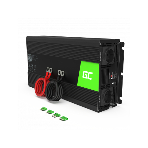 Przetwornica napięcia Inwerter Green Cell® 24V na 230V 3000W/6000W Modyfikowana sinusoida