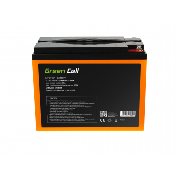 Akumulator litowo-żelazowo-fosforanowy LiFePO4 Green Cell 12.8V 38Ah z ładowarką 8A do paneli solarnych, kamperów oraz łodzi