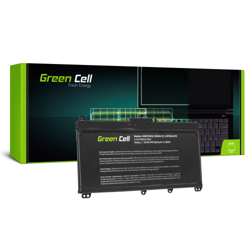 Bateria Green Cell TF03XL HSTNN-LB7X 920046-421 920070-855 do HP 14-BP Pavilion 14-BF 14-BK 15-CC 15-CD 15-CK 17-AR