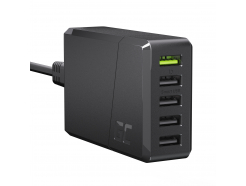 Green Cell Ładowarka sieciowa 52W GC ChargeSource 5 z szybkim ładowaniem Ultra Charge i Smart Charge - 5x USB-A - OUTLET