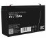Green Cell AGM VRLA 6V 15Ah bezobsługowy akumulator do systemu alarmowego kasy fiskalnej zabawki - OUTLET