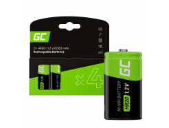 Baterie Akumulatorki 4x D R20 HR20 Ni-MH 1.2V 8000mAh Green Cell