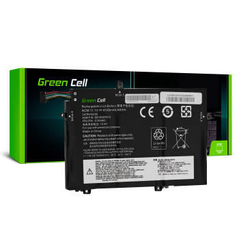 Bateria Green Cell L17C3P52 L17L3P52 L17M3P53 L17M3P54 do Lenovo ThinkPad L480 L490 L580 L590 L14 L15 Gen 1 Gen 2