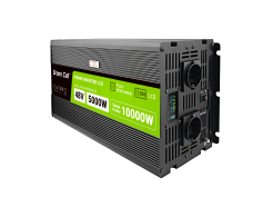 Przetwornica napięcia Green Cell PowerInverter LCD 48 V 5000W/10000W Przetwornica samochodowa z wyświetlaczem - czysty sinus