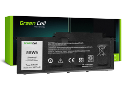 Bateria Green Cell F7HVR 62VNH G4YJM 062VNH do Dell Inspiron 15 7537 17 7737 7746
