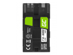Bateria Green Cell ® BP-945 BP-911 do Canon ES50 ES55 ES60 ES65 ES75 ES7000V G10 DM-XL1 Full Decoded, 7.2V 6000mAh OUTLET