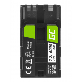 Akumulator Bateria Green Cell ® BP-945 BP-911 do Canon ES50 ES55 ES60 ES65 ES75 ES7000V G10 DM-XL1 Full Decoded, 7.2V 6000mAh