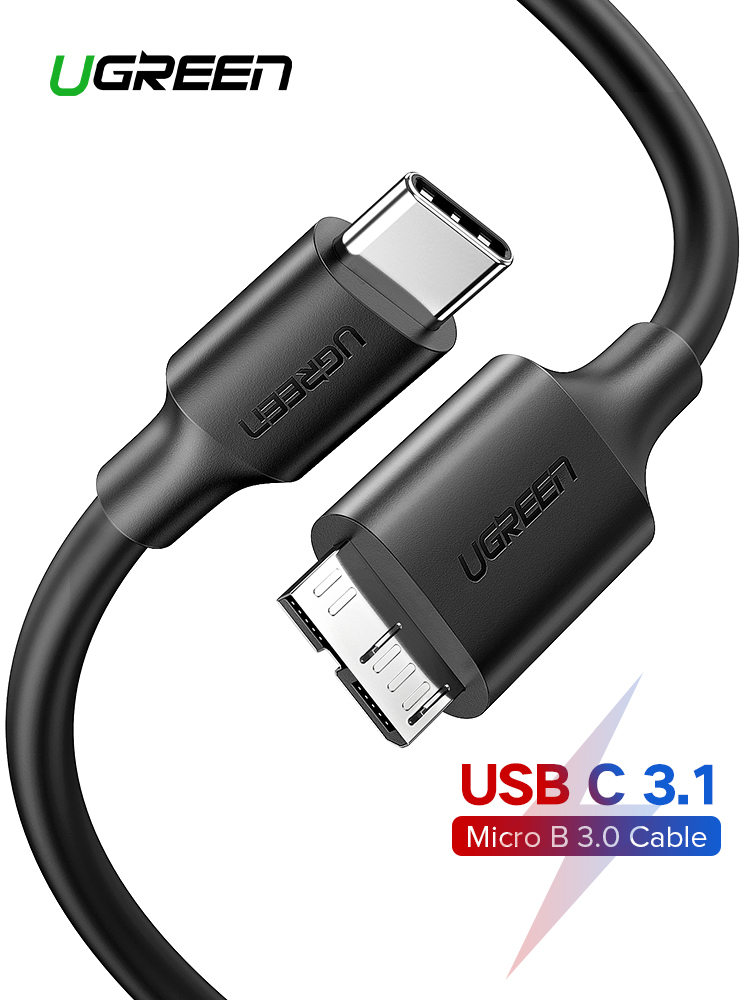 UGREEN Câble Micro-B USB-C Transfert de données et charge rapides